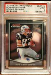 Rob Gronkowski #BCR25 Football Cards 2010 Bowman Chrome Rookie Preview Prices
