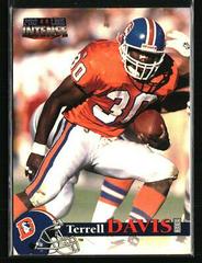 Terrell Davis #20 Football Cards 1996 Pro Line II Intense Prices