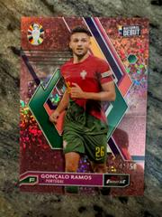 Goncalo Ramos [Gold Refractor] #69 Soccer Cards 2023 Topps Finest Road to UEFA EURO Prices