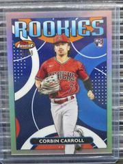 Corbin Carroll [Refractor] Baseball Cards 2023 Topps Finest Rookies Design Variation Prices