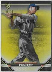 Ted Williams [Citrine] Baseball Cards 2021 Topps Triple Threads Prices