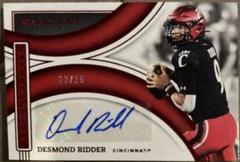 Desmond Ridder [Ruby] #II-DRI Football Cards 2022 Panini Immaculate Collegiate Introductions Autographs Prices