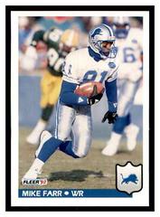 Mike Farr Football Cards 1992 Fleer Prices