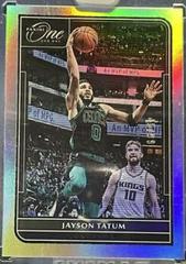 Jayson Tatum Basketball Cards 2021 Panini One and One Prices