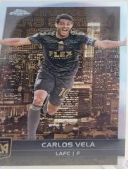 Carlos Vela #BCS-1 Soccer Cards 2023 Topps Chrome MLS Big City Strikers Prices