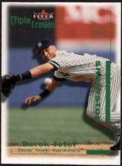 Derek Jeter [Green] #1 Baseball Cards 2001 Fleer Triple Crown Prices