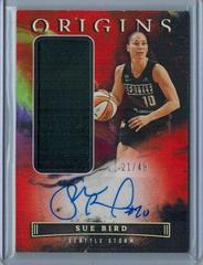 Sue Bird [Red] #JA-SBD Basketball Cards 2023 Panini Origins WNBA Jersey Autographs Prices