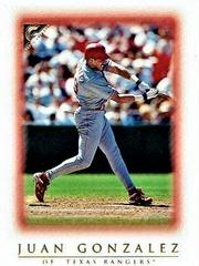 Juan Gonzalez #5 Baseball Cards 1999 Topps Gallery Prices