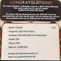 Will Levis [Gold] Football Cards 2022 Panini Select Prices