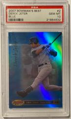 Derek Jeter [Blue] Baseball Cards 2007 Bowman's Best Prices
