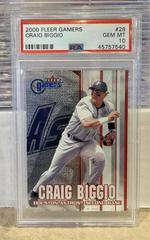 Craig Biggio #28 Baseball Cards 2000 Fleer Gamers Prices