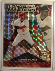 Albert Pujols [Mosaic] #LM-9 Baseball Cards 2022 Panini Mosaic Longball Masters Prices