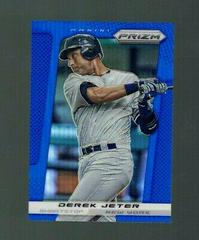 Derek Jeter [Blue Prizm] #44 Baseball Cards 2013 Panini Prizm Prices