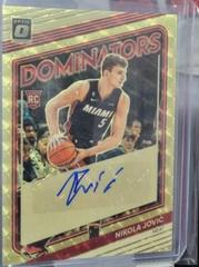 Nikola Jovic [Signature Gold] #224 Basketball Cards 2022 Panini Donruss Optic Prices