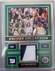Eli Manning [Emerald] #EC-6 Football Cards 2022 Panini Encased Encore Collection Prices