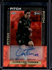 Christian Torres [Autograph Orange] Soccer Cards 2021 Topps Chrome MLS Sapphire Prices