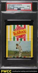 Joe Torre [Small Batting, Braves] Baseball Cards 1968 Kahn's Wieners Prices