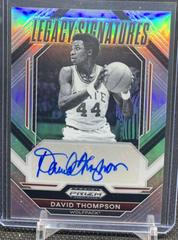 David Thompson [Silver] #LS-DVT Basketball Cards 2023 Panini Prizm Draft Picks Legacy Signatures Prices