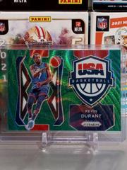 Kevin Durant [Green Wave] Basketball Cards 2021 Panini Prizm USA Prices