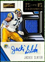 Jackie Slater [Gold] Football Cards 2018 Panini Playbook X's and O's Signatures Prices