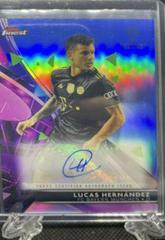 Lucas Hernandez [Blue] Soccer Cards 2021 Topps Finest UEFA Champions League Autographs Prices