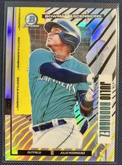 Julio Rodriguez [Orange Refractor] Baseball Cards 2021 Bowman Chrome Ascensions Prices