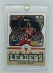 Michael Jordan [Gold] Basketball Cards 2006 Fleer Team Leaders Prices