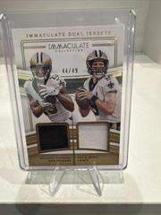 Michael Thomas / Drew Brees #18 Football Cards 2023 Panini Immaculate Dual Jersey Prices