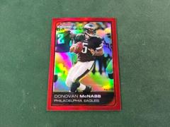 Donovan McNabb [Red Refractor] #149 Football Cards 2006 Bowman Chrome Prices
