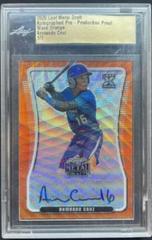 Armando Cruz [Orange Wave] #BA-AC2 Baseball Cards 2020 Leaf Metal Draft Autographs Prices