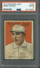 Jimmy Walsh #144 Baseball Cards 1914 Cracker Jack Prices