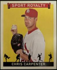 Chris Carpenter #SR-CC Baseball Cards 2007 Upper Deck Goudey Sport Royalty Prices