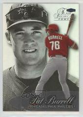 Pat Burrell [Row 3] #23 Baseball Cards 1999 Flair Showcase Prices
