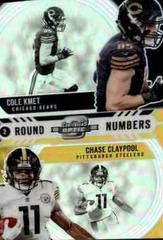 cole kmet & chase claypool #rn-kc Football Cards 2020 Panini Contenders Optic Round Numbers Prices