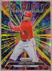 Joey Votto [Gold Donut Circles Prizm] #FL-17 Baseball Cards 2022 Panini Prizm Fearless Prices