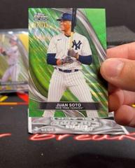 Juan Soto [Green Wave Refractor] #20 Baseball Cards 2024 Topps Chrome Black Prices