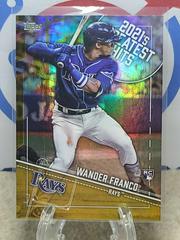 Wander Franco [Gold] Baseball Cards 2022 Topps 2021’s Greatest Hits Prices