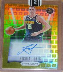 Nikola Jokic [Premium Gold Prizm] #FS-NJK Basketball Cards 2021 Panini Prizm Flashback Signatures Prices