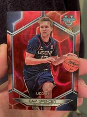 Cam Spencer [Red Lava Refractor] #27 Basketball Cards 2023 Bowman Best University Prices