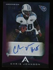 Chris Johnson [Purple] Football Cards 2021 Panini Chronicles Ascension Autographs Prices