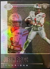 Justin Fields #102 Football Cards 2021 Panini Chronicles Draft Picks Illusions Prices