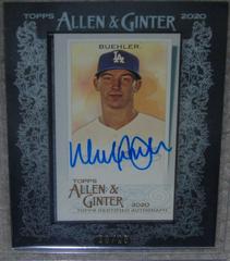 Walker Buehler [Black Frame] #MA-WB Baseball Cards 2020 Topps Allen & Ginter Mini Autographs Prices