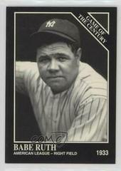Babe Ruth Baseball Cards 1993 Conlon Collection Prices