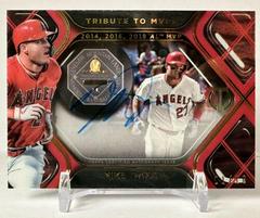 Mike Trout [Red] #TTM-MT Baseball Cards 2022 Topps Tribute to MVPs Autographs Prices
