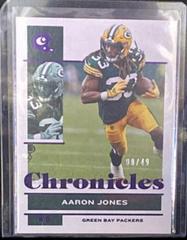 Aaron Jones [Purple] #40 Football Cards 2021 Panini Chronicles Prices
