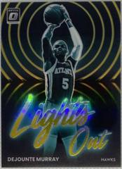 Dejounte Murray [Gold] #7 Basketball Cards 2022 Panini Donruss Optic Lights Out Prices