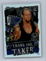 The Undertaker [Refractor] #123 Wrestling Cards 2021 Topps Slam Attax Chrome WWE Prices