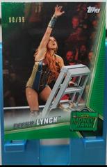 Becky Lynch [Green] #11 Wrestling Cards 2019 Topps WWE Money in the Bank Prices