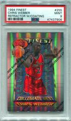 Chris Webber [Refractor w/ Coating] Basketball Cards 1994 Finest Prices