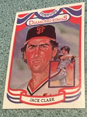 Jack Clark [Diamond Kings Steel] #7 Baseball Cards 1984 Donruss Prices